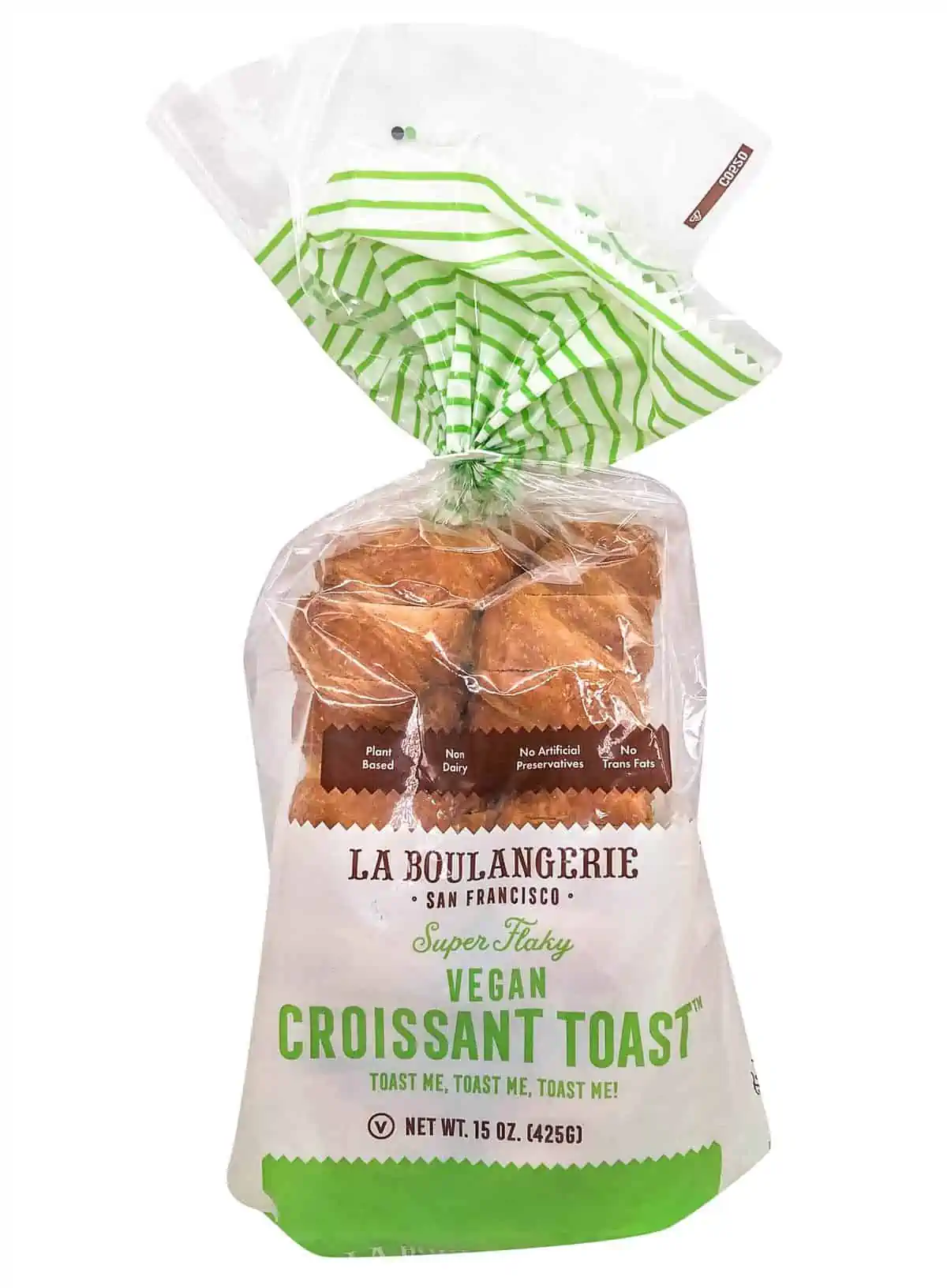 package of La Boulangerie vegan croissant bread loaf