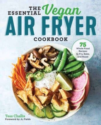 cookbook with vegan air fryer recipes