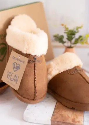 Gender-Neutral Faux-Fur Critter Slippers for Kids | Old Navy