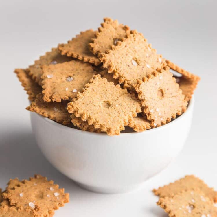 Easy Almond Flour Crackers {Gluten-Free & Dairy-Free}