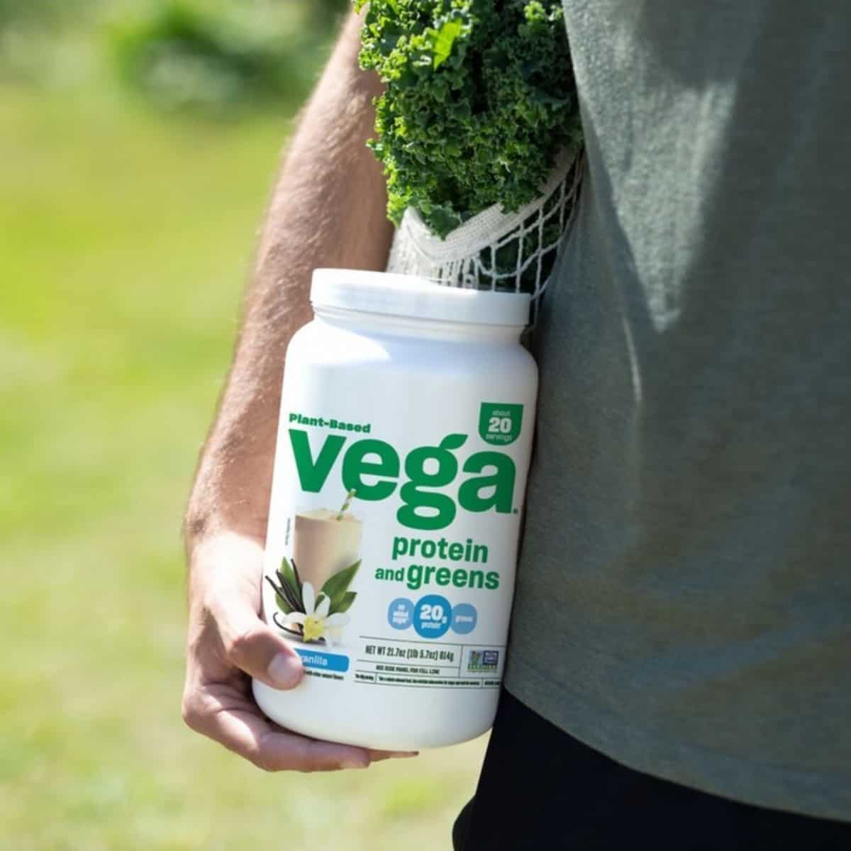 Vega protein powder.
