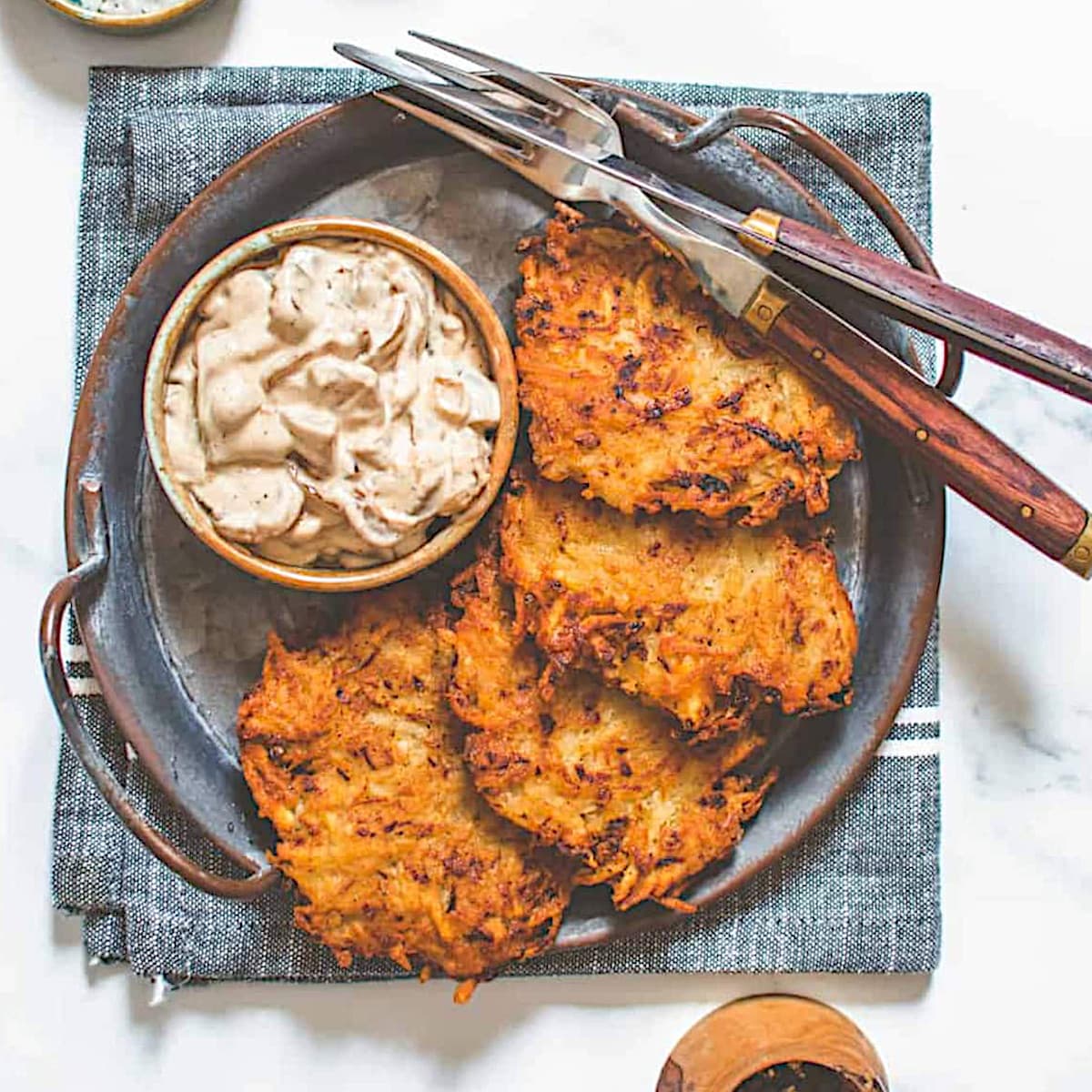 Vegan Potato Latkes