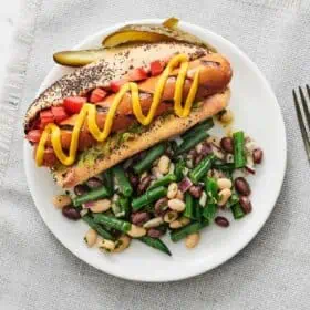 Lightlife brand vegan sausage.