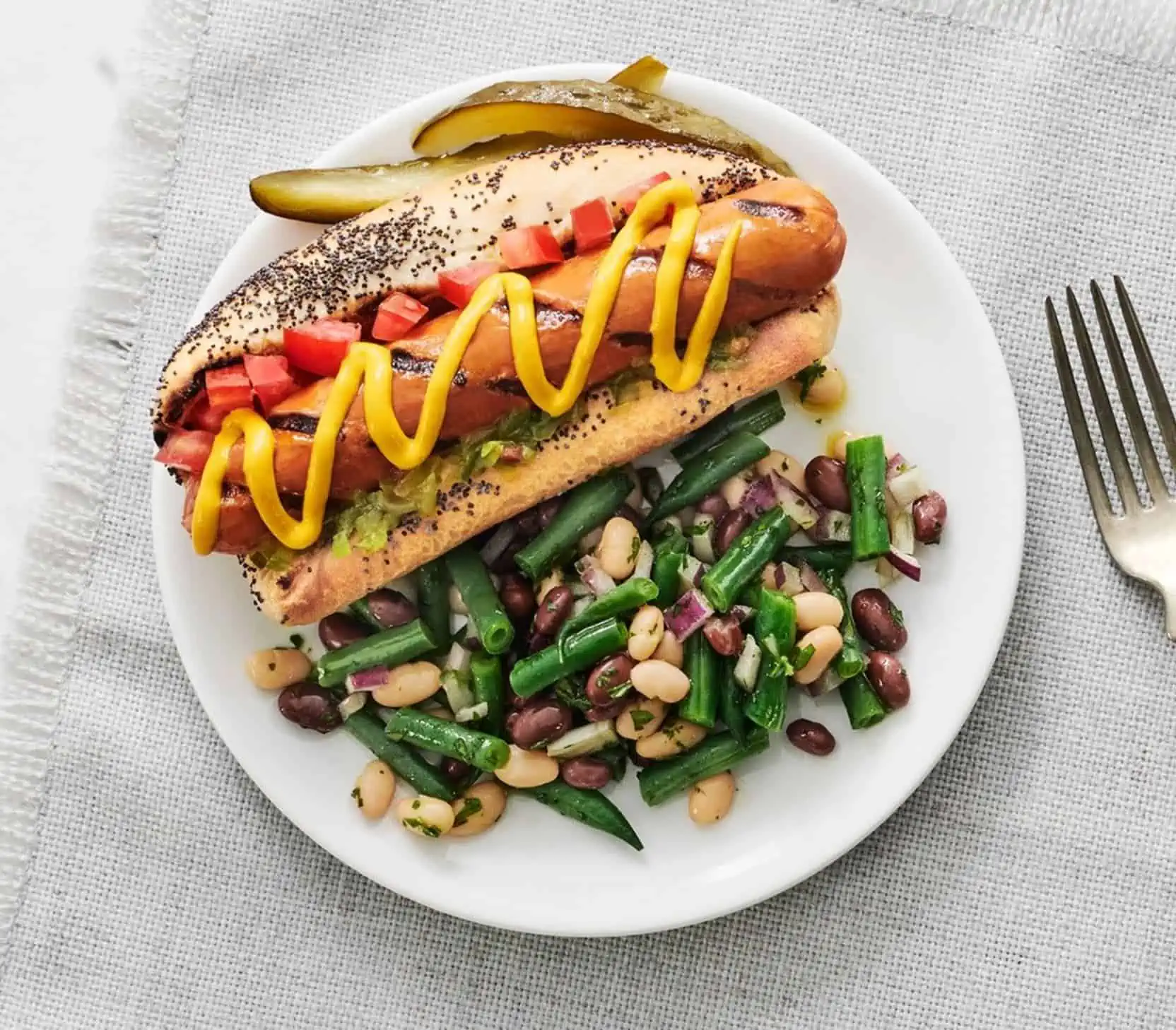 Lightlife brand vegan sausage.