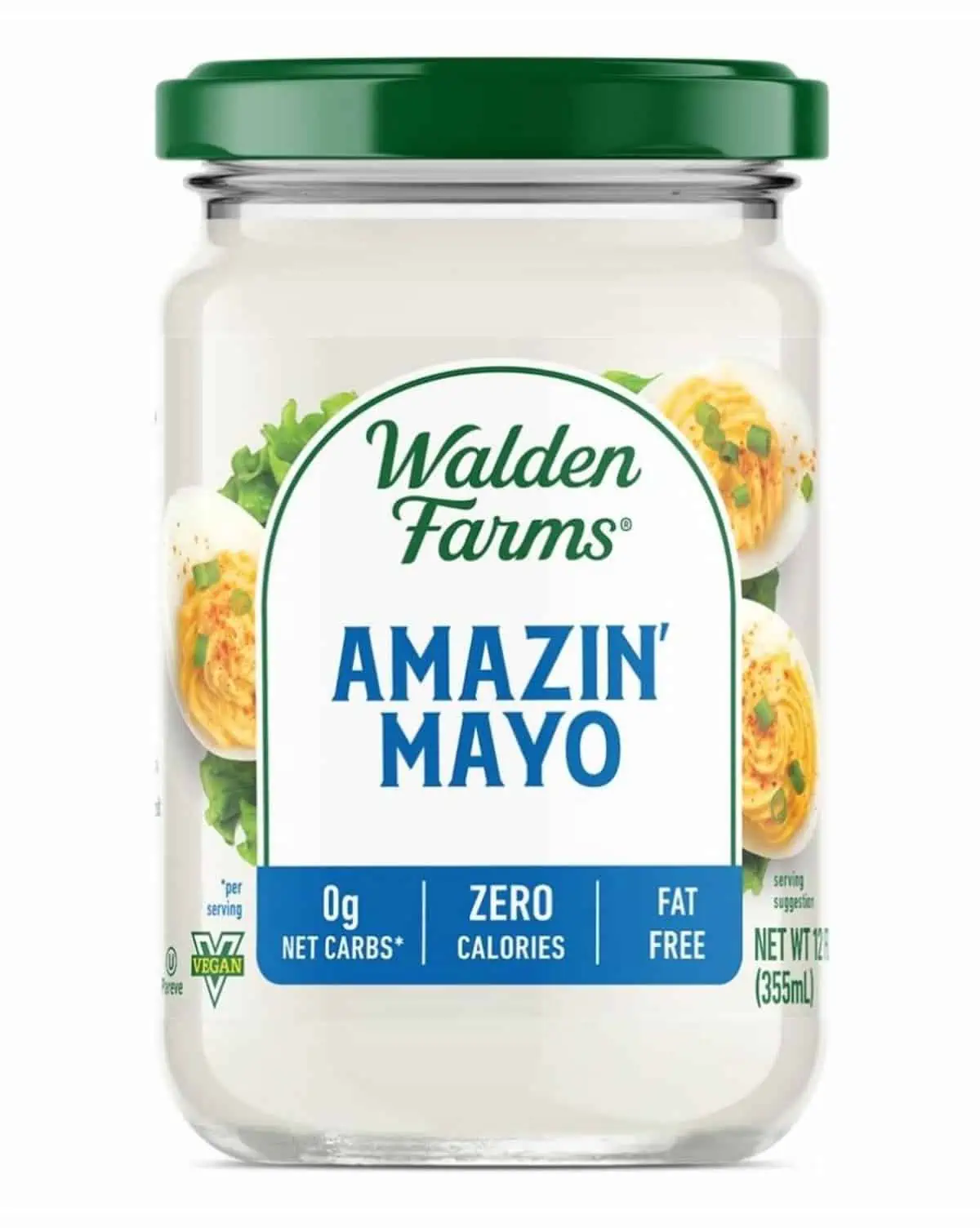 Walden Farms Amazin' Mayo brand vegan mayo.
