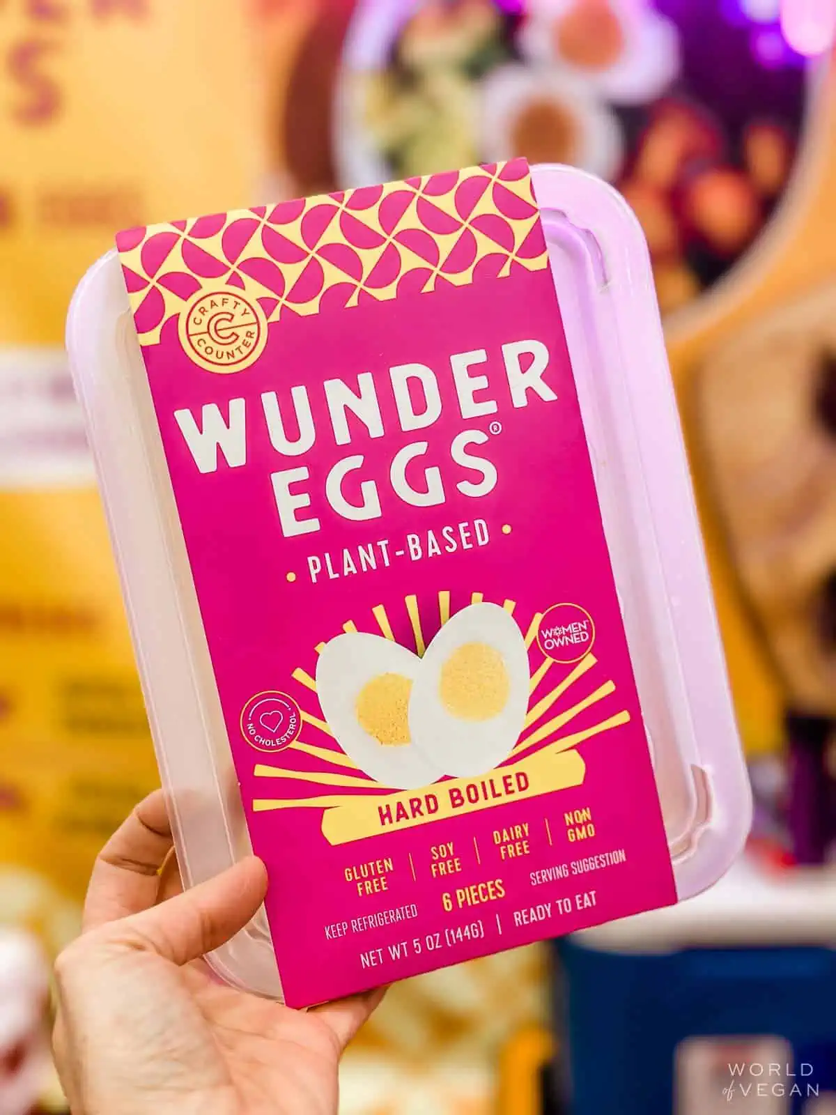 Carton of vegan Wunder Eggs.