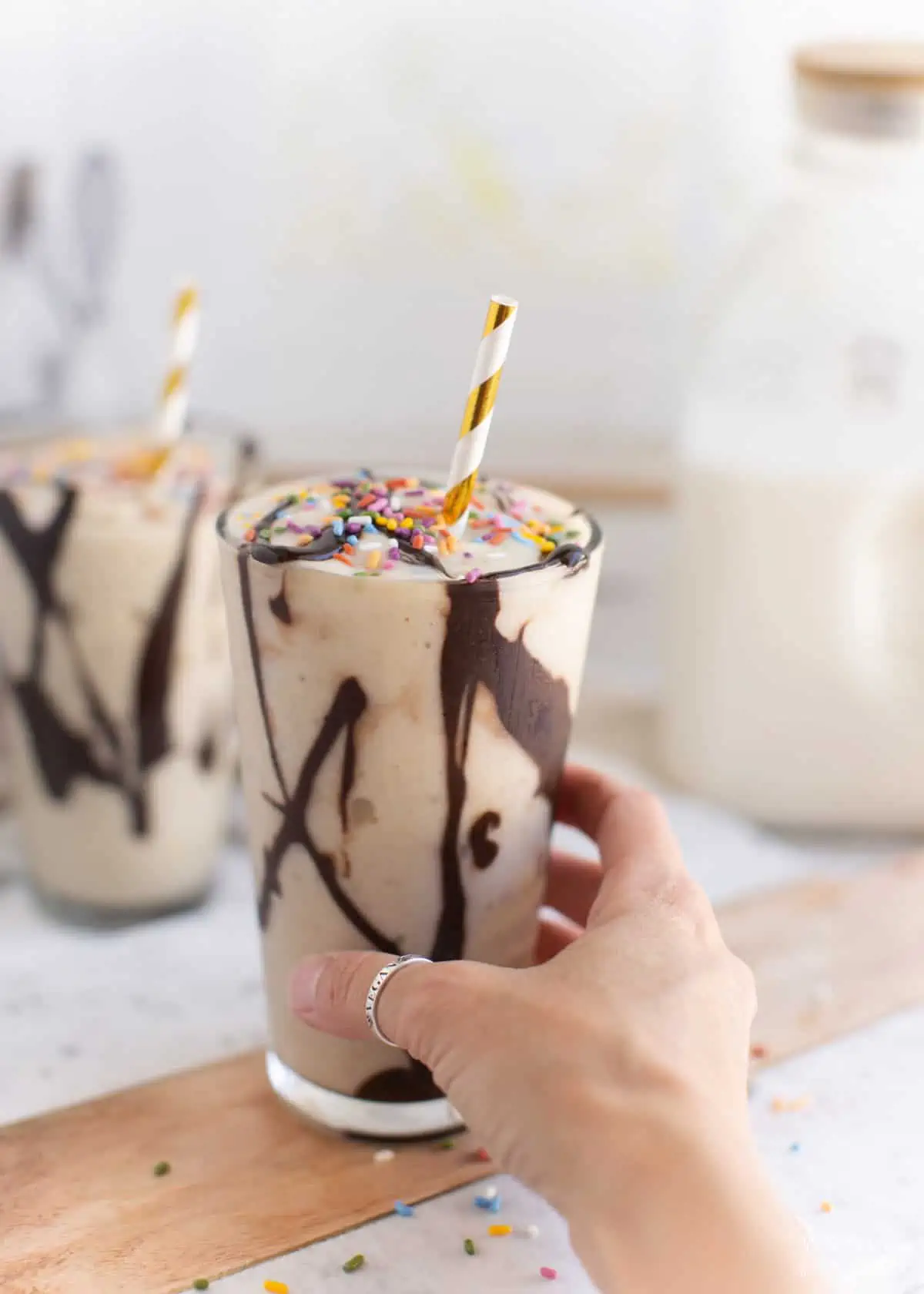 Chocolate Banana Smoothie - A Beautiful Mess