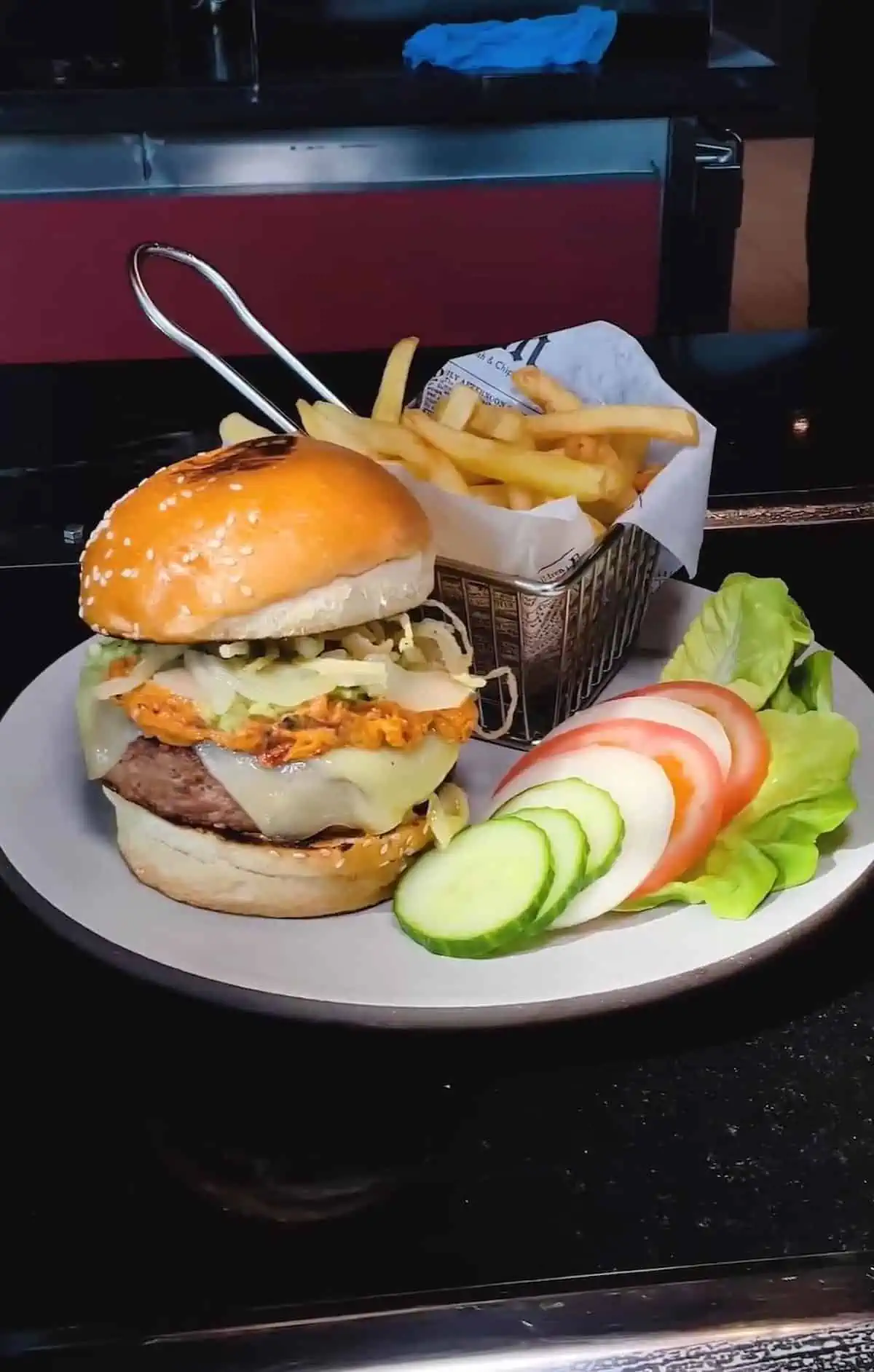 The Beyond Burger option on Celebrity Cruises.