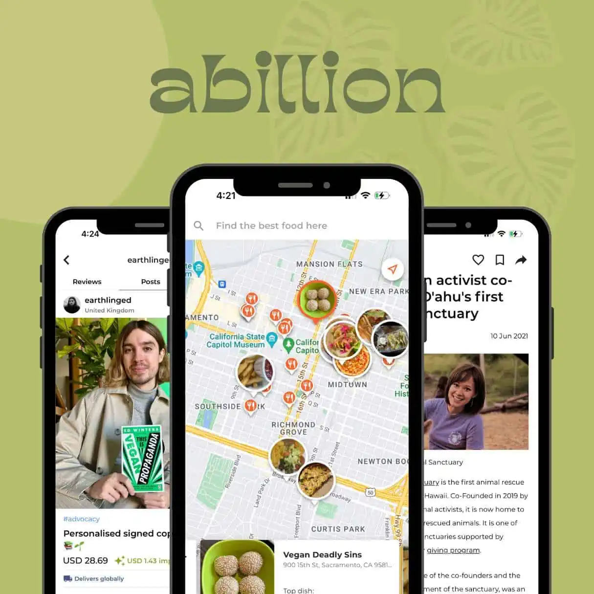 Vegan App “abillion” Surpasses One Million Downloads