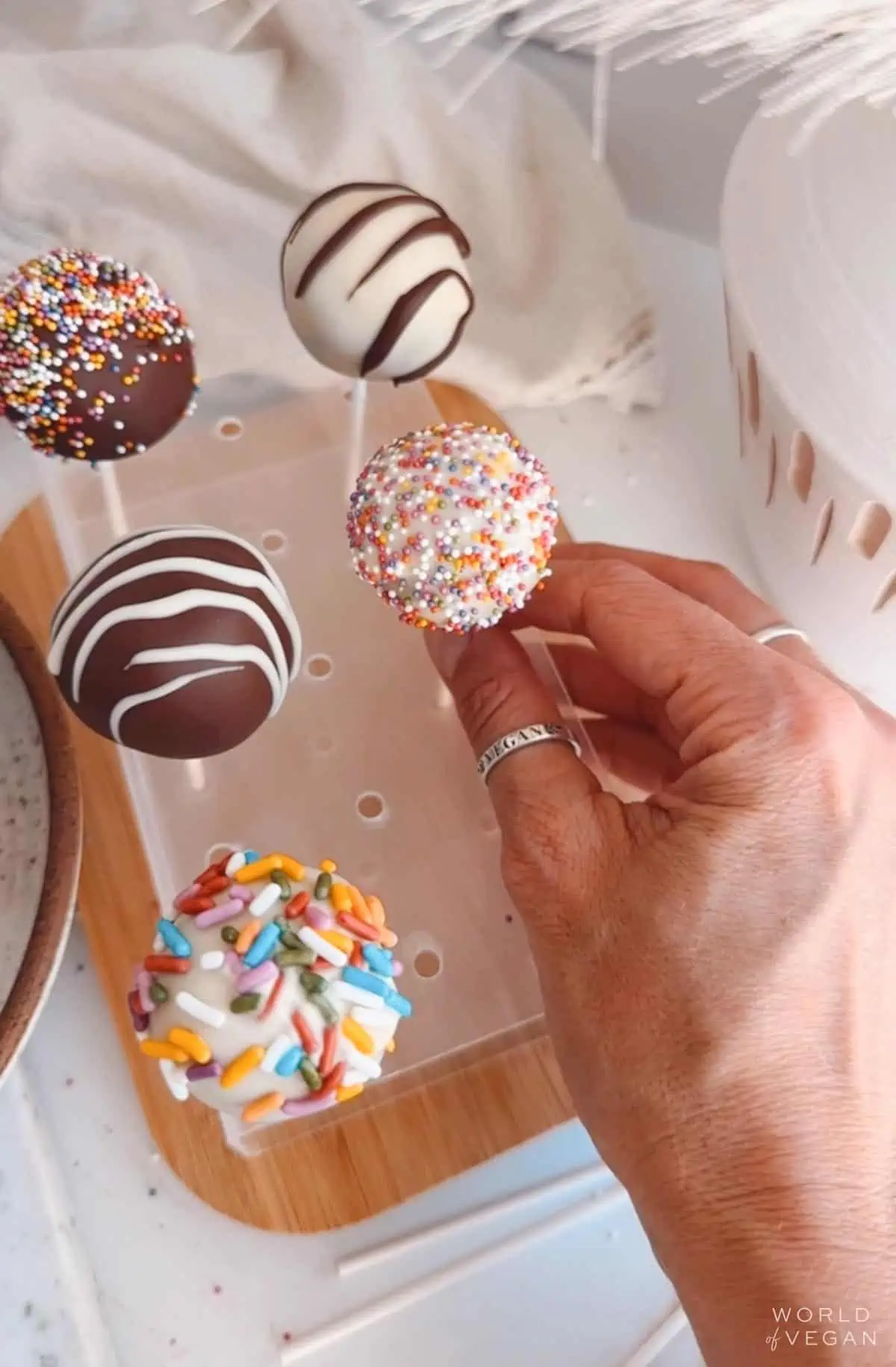 Firecracker Cake Pops l Sweet Vegan