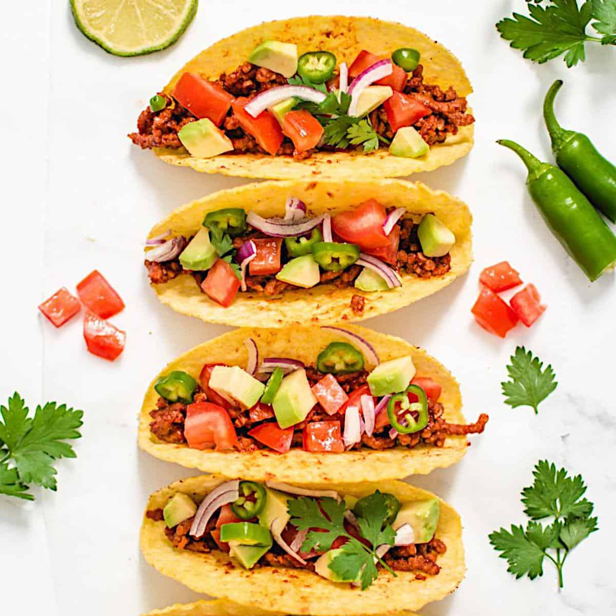 Meat Lover’s Beefy Vegan Tacos