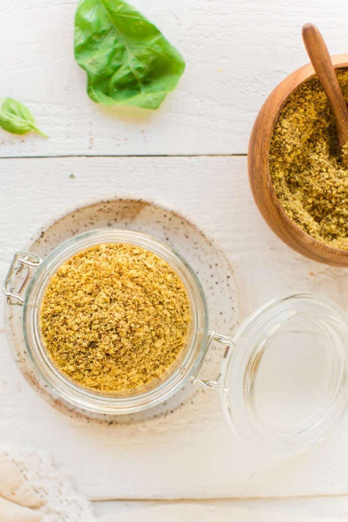 A jar of homemade chipotle seasoning. 