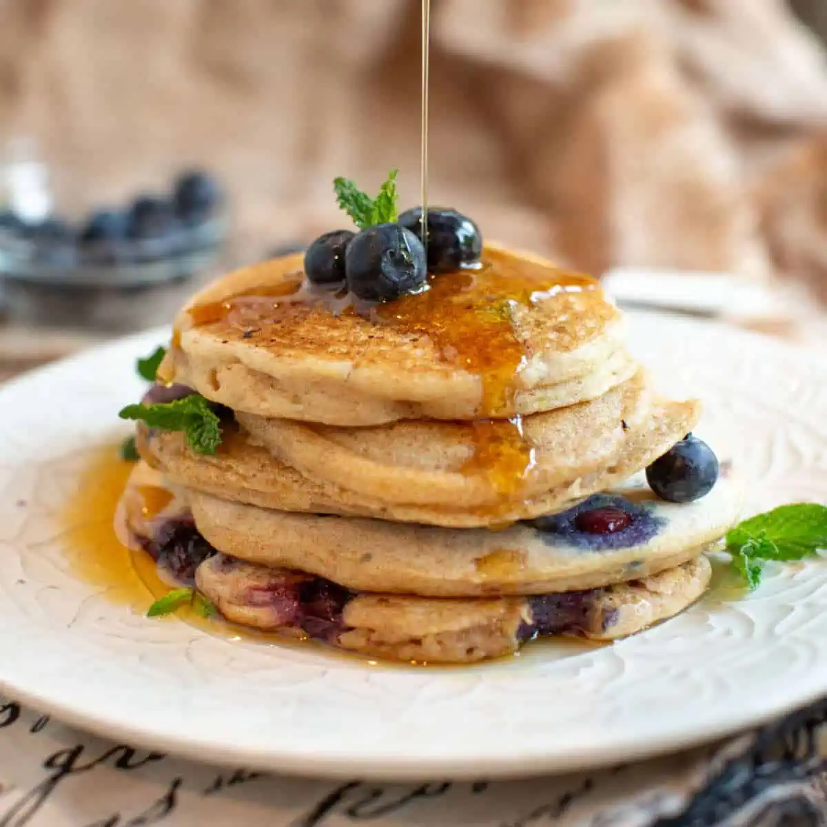 Vegan Blueberry Pancakes