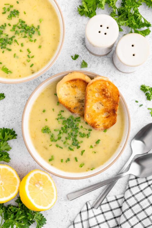 Vegan Potato Leek Soup