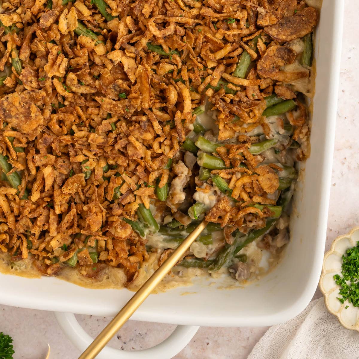 Vegan Green Bean Casserole
