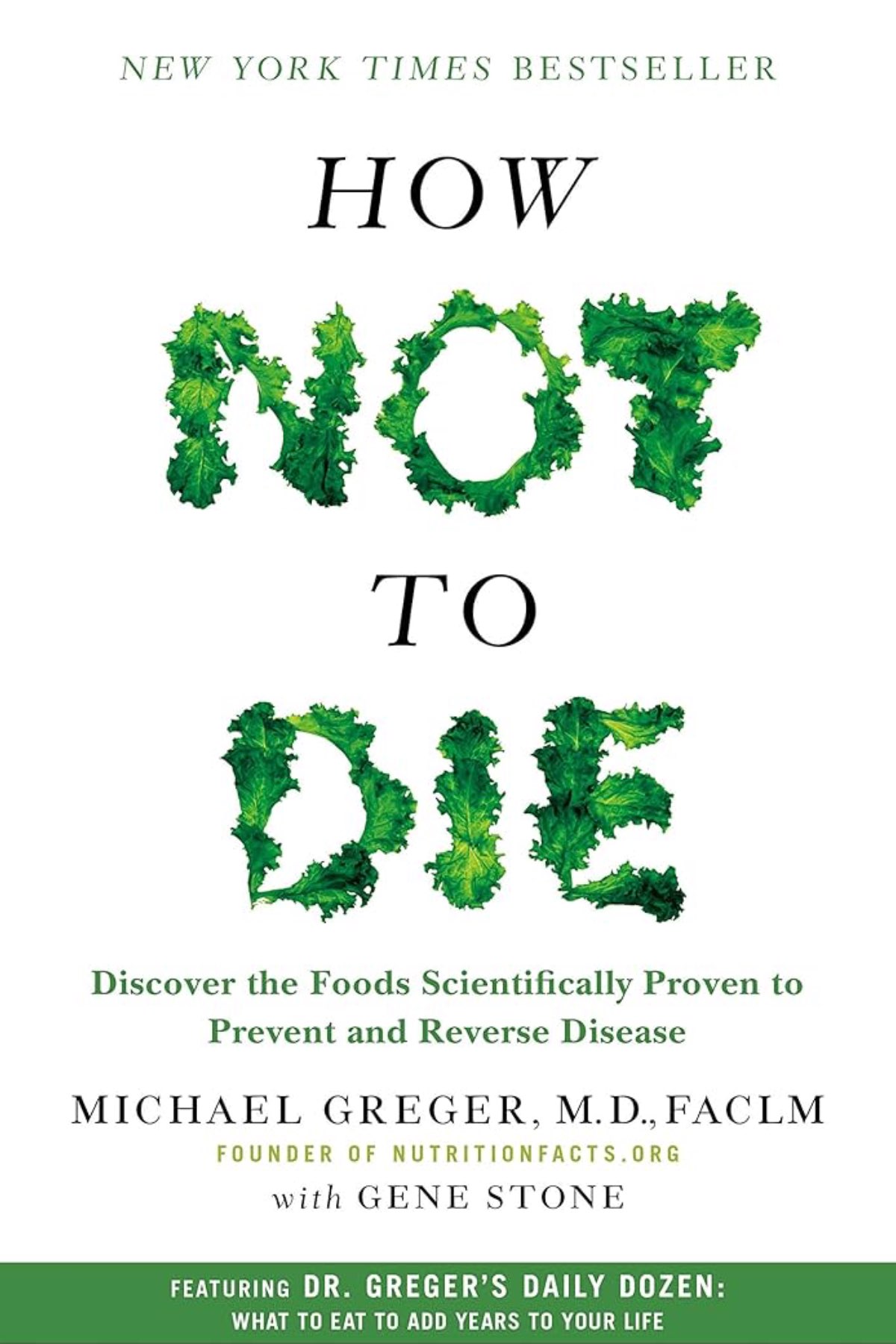 How Not to Die Cover of the book by Dr. Michael Greger