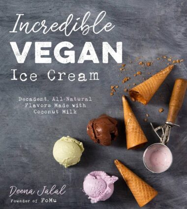 Incredible Vegan Ice Cream cookbook cover.