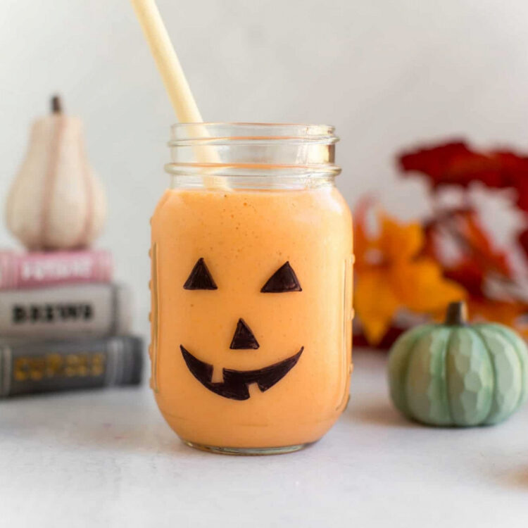 Vegan Halloween Smoothie Featured