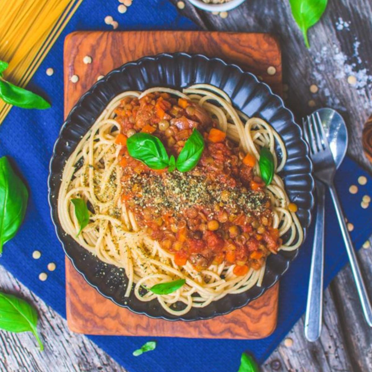 Easy Lentil Bolognese